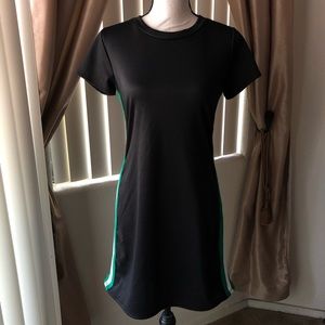 Adam Levine Black Side Stripe Dress